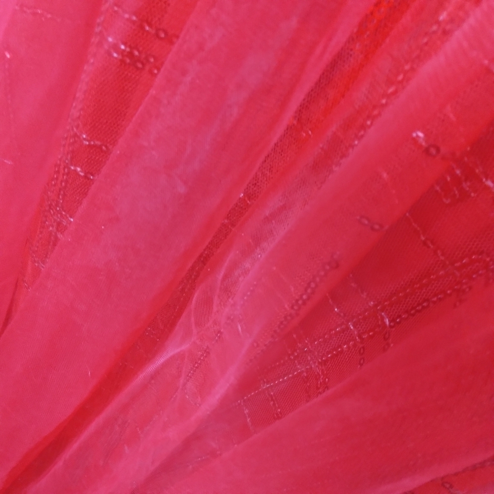 Giffniseti Size XL Long Formal Red dress - Picture 11 of 16